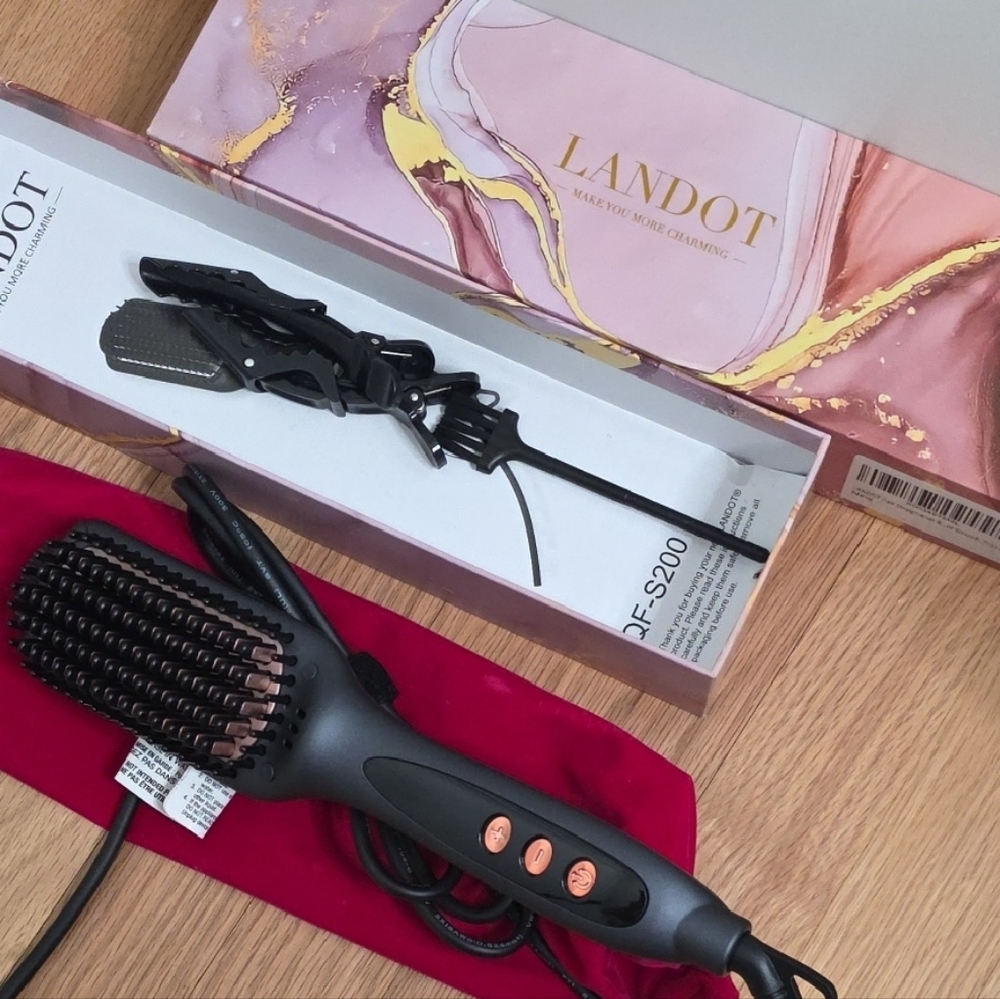 Professional Black Hair Straightening Brush